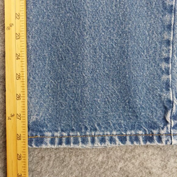 VTG Levis 517 Bootcut Jeans Men's 36x30(Fit34x28.5) Blue Orange Tab Made in USA - Picture 6 of 10